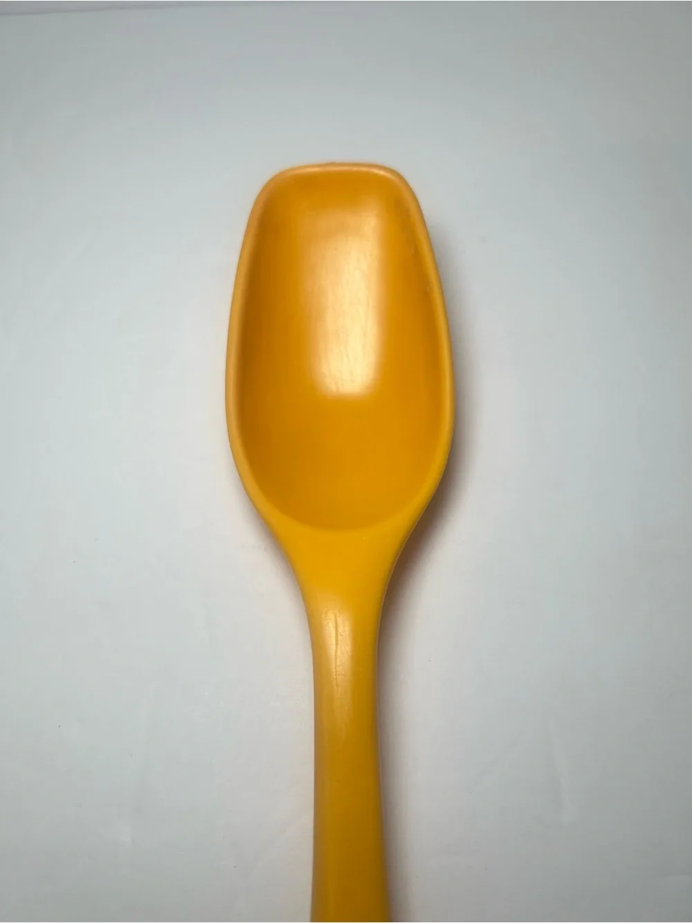 FOLEY Nylon Serving Spoon Yellow Orange Retro Kitchen Utensil 70s MCM Vintage